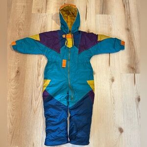WEESTUFF Multicolor Ski Jumpsuit 90s Unisex Size 3T